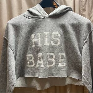 His & Hers “His Babe” crop top